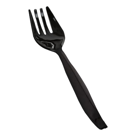 Smarty Had A Party Black Disposable Plastic Serving Forks 150 Forks, 150PK 2651-B-CASE